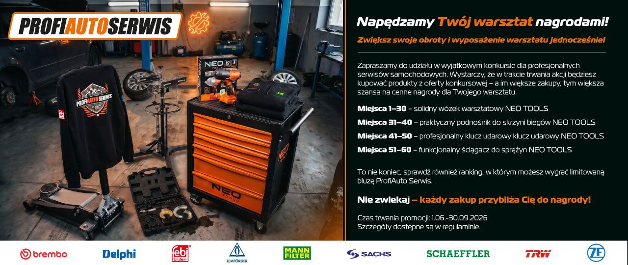 ProfiAuto Serwis – napędzamy Twój warsztat nagrodami!