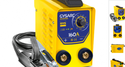 GYSARC 160 – Kompaktowa spawarka inwerterowa MMA z akcesoriami Ref : 014664