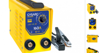 GYSARC 160 „avec valise” – kompaktowa spawarka inwerterowa MMA w walizce Ref : 080096