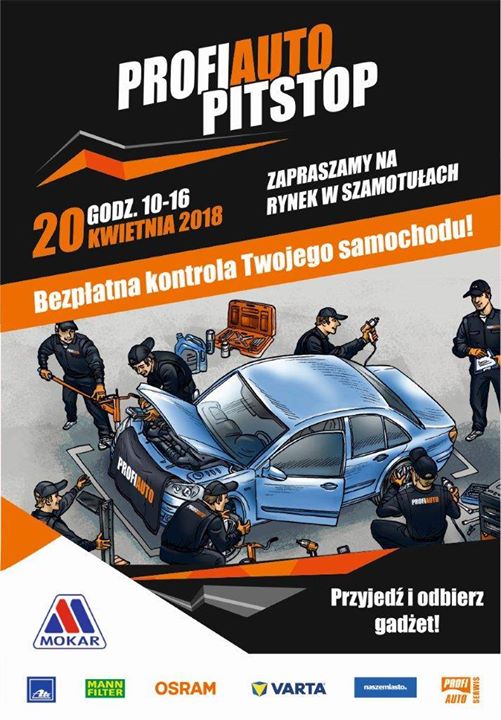 Już 20 kwietnia kolejna edycja Profiauto Pit Stop :) Zapraszamy wszystkich chętnych do udziału :)